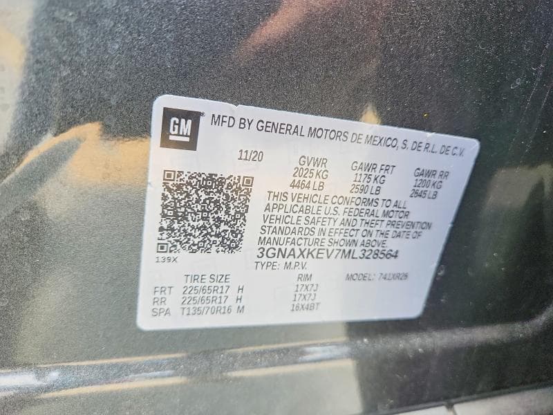 2021 CHEVROLET EQUINOX LT 14