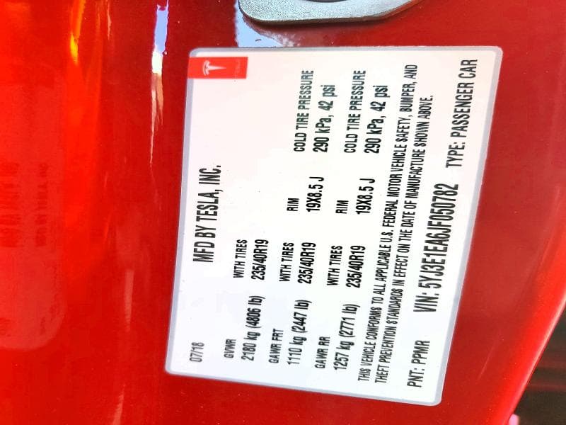 2018 TESLA MODEL 3 12