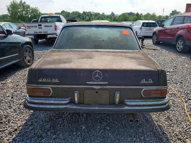 1972 MERCEDES-BENZ 280 SE 6