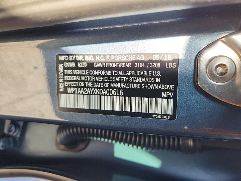 2019 PORSCHE CAYENNE 13