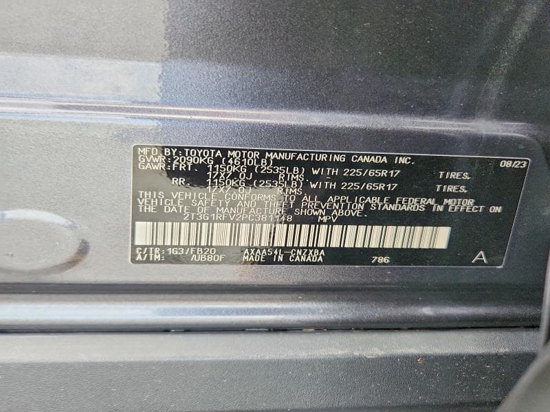2023 TOYOTA RAV4 LE 13
