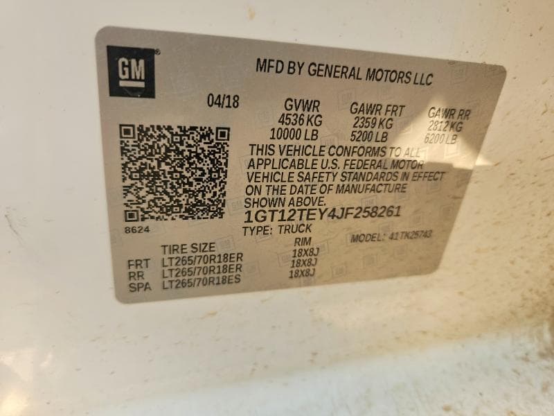 2018 GMC SIERRA K2500 SLT 12