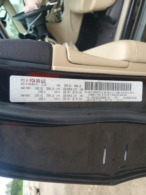 2018 JEEP GRAND CHEROKEE LIMITED 14