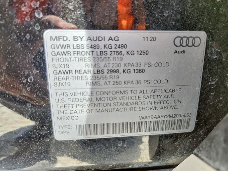 2021 AUDI Q5 PREMIUM PLUS 13