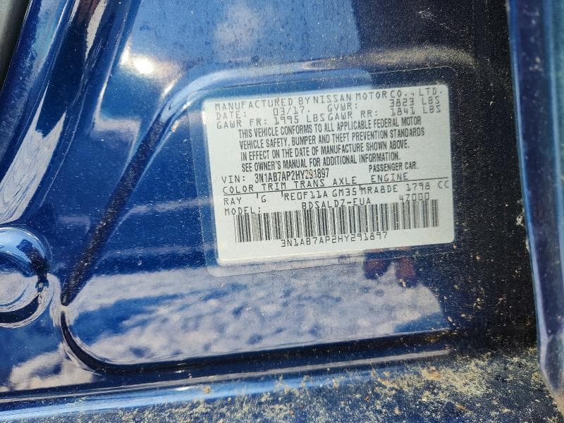 2017 NISSAN SENTRA SV 12