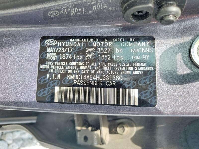 2017 HYUNDAI ACCENT VALUE EDITION 12