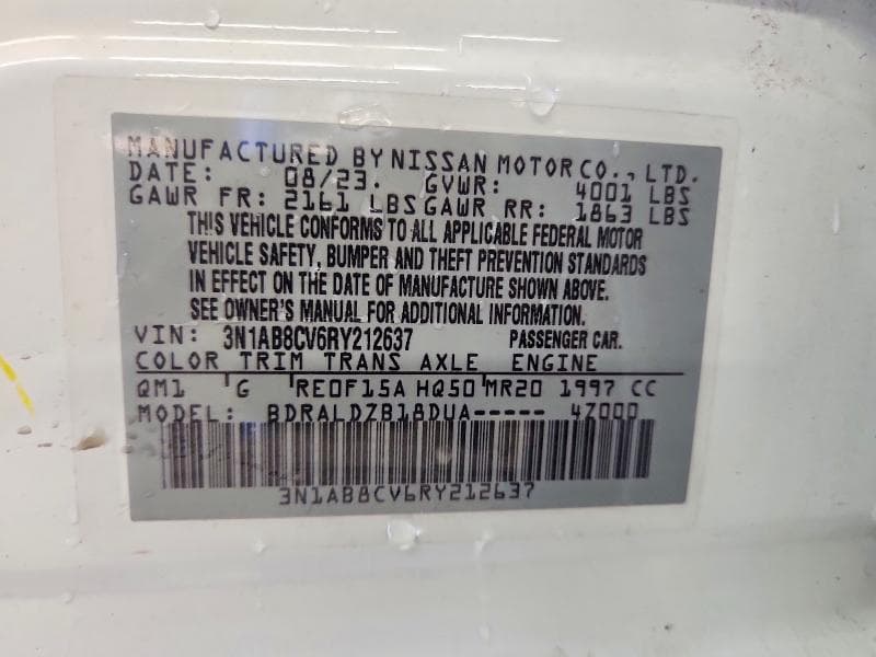2024 NISSAN SENTRA SV 12
