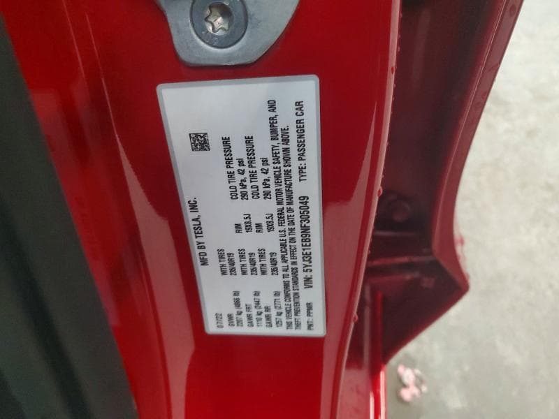 2022 TESLA MODEL 3 12