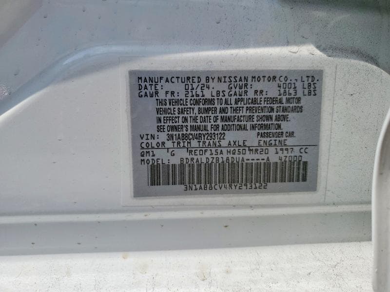 2024 NISSAN SENTRA SV 12