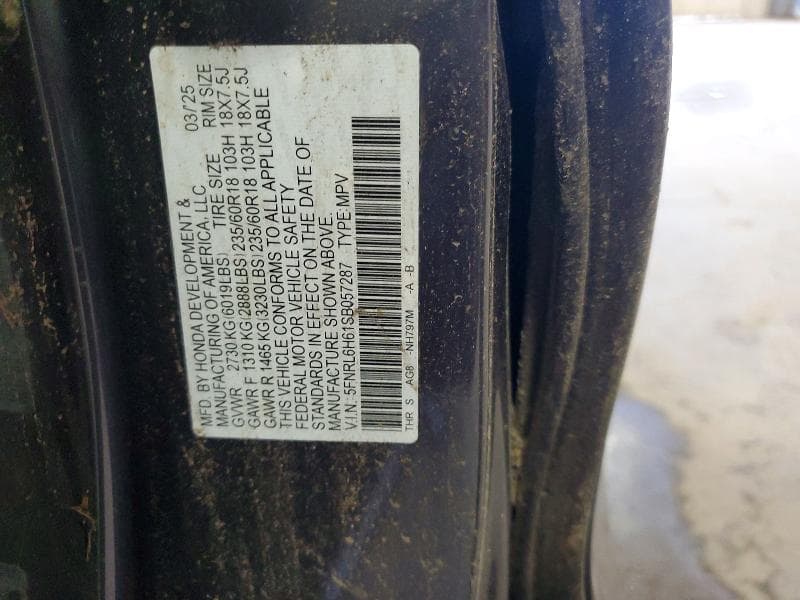 2025 HONDA ODYSSEY EXL 13