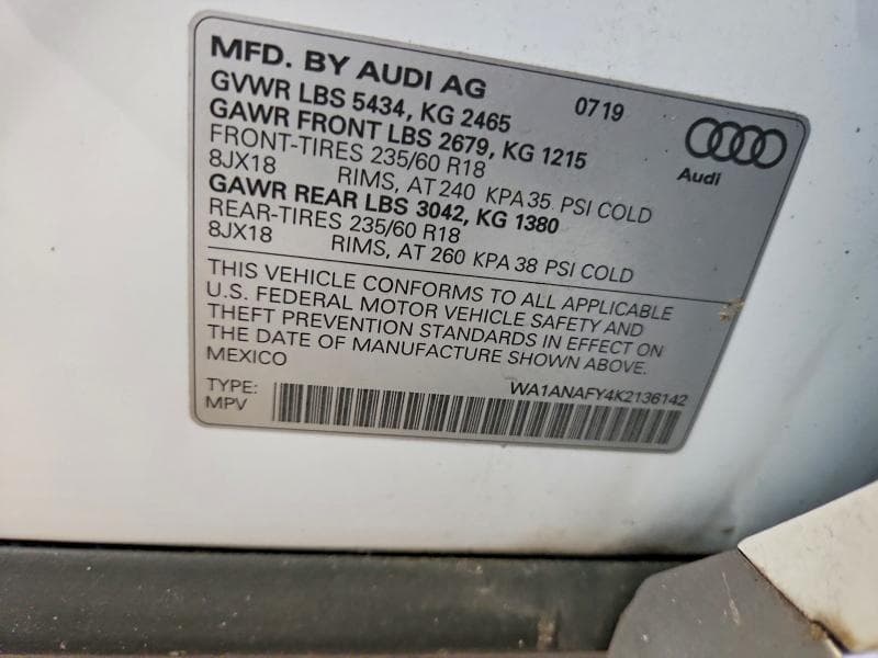 2019 AUDI Q5 PREMIUM 14