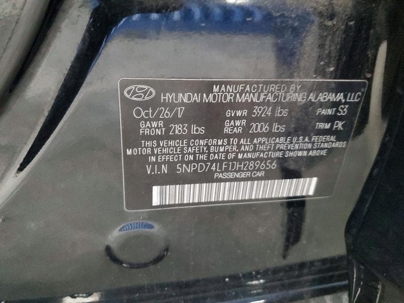 2018 HYUNDAI ELANTRA SE 12