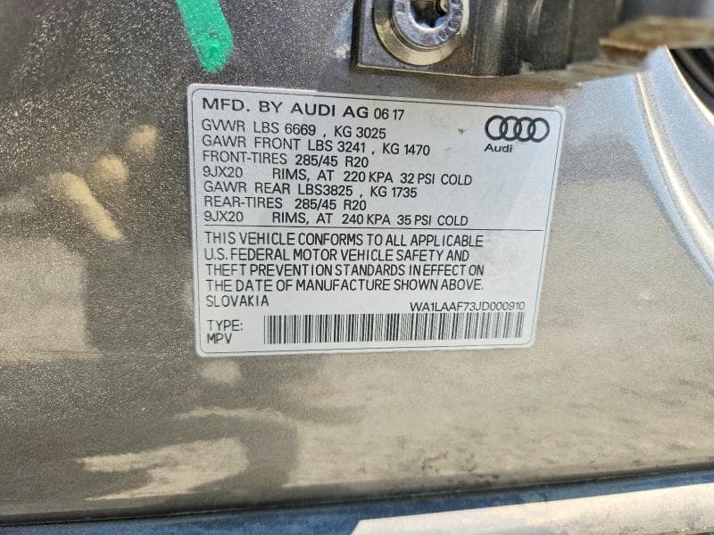 2018 AUDI Q7 PREMIUM PLUS 14