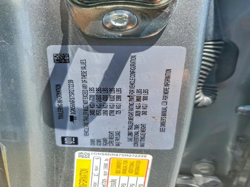 2025 CHEVROLET TAHOE K1500 LT 13