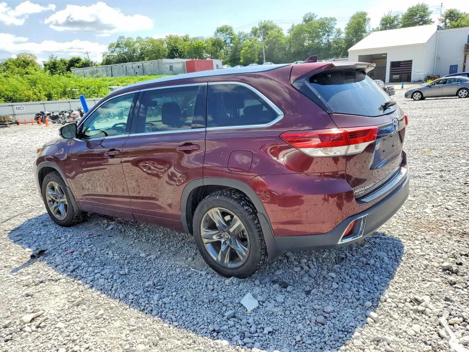 2017 TOYOTA HIGHLANDER LIMITED PLATINUM 2