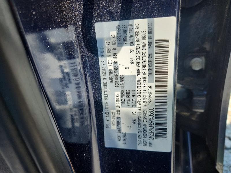 2024 MAZDA 3 PREFERRED 12