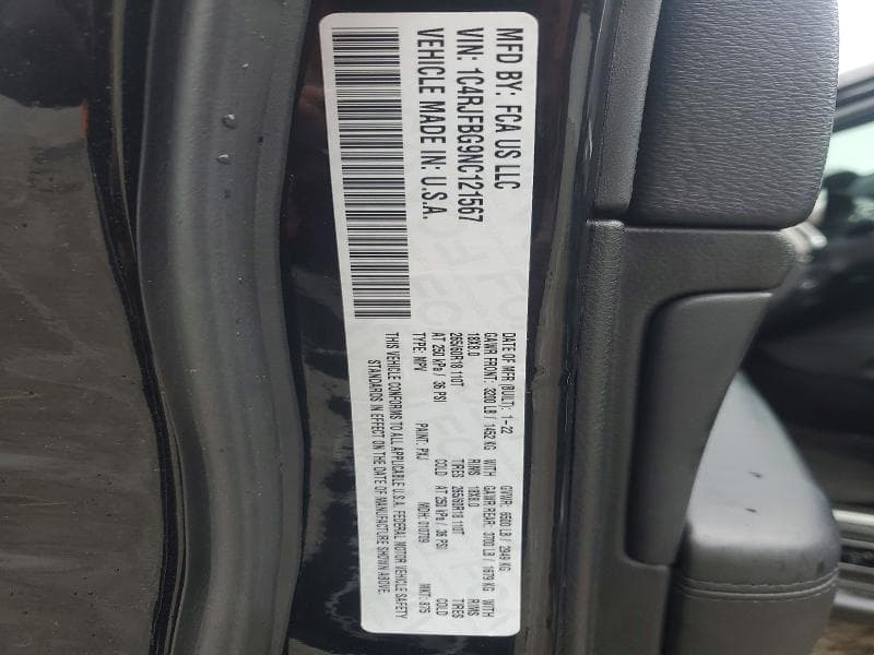 2022 JEEP GRAND CHEROKEE LIMITED 14