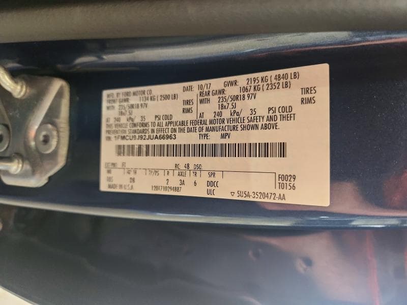 2018 FORD ESCAPE TITANIUM 13