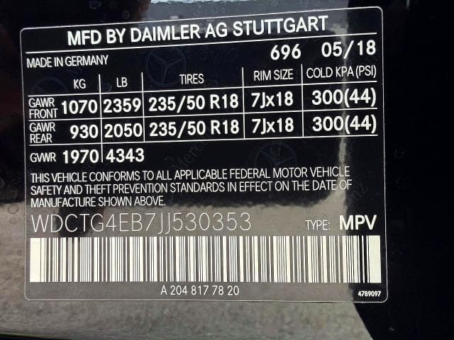 2018 MERCEDES-BENZ GLA 250 15