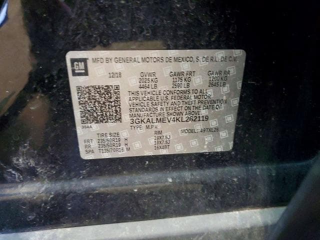 2019 GMC TERRAIN SLE 13