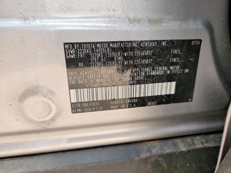 2024 TOYOTA RAV4 LE 13