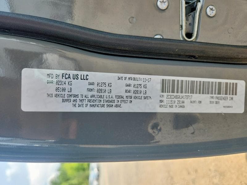 2018 DODGE CHARGER SXT 13