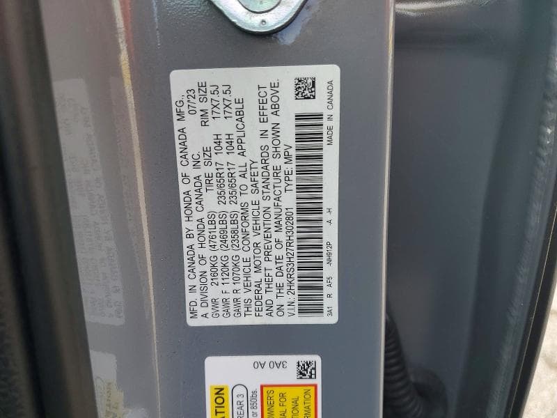 2024 HONDA CR-V LX 13