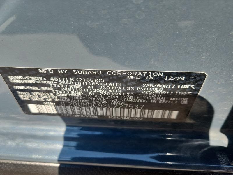 2025 SUBARU CROSSTREK PREMIUM 13