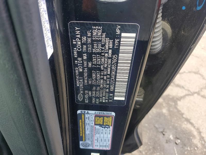 2019 HYUNDAI TUCSON SE 13