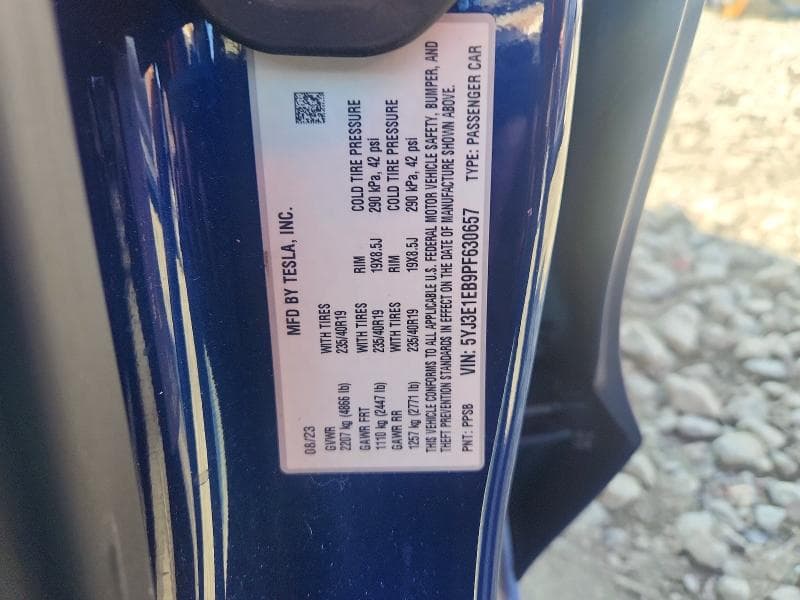 2023 TESLA 3 12