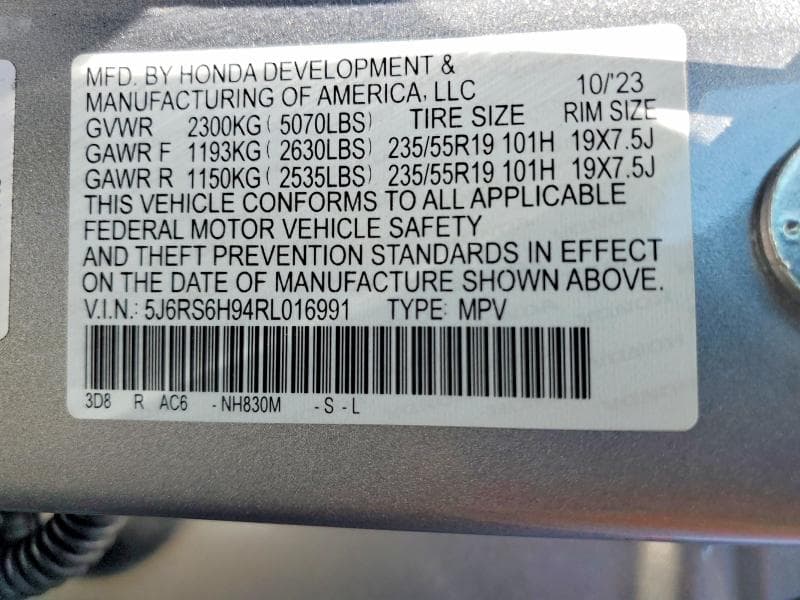 2024 HONDA CR-V SPORT TOURING 13