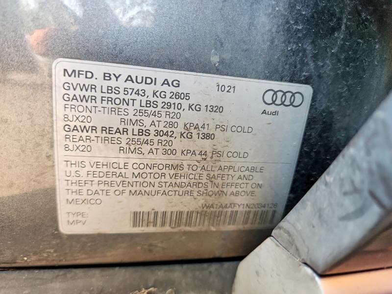 2022 AUDI SQ5 PREMIUM 13