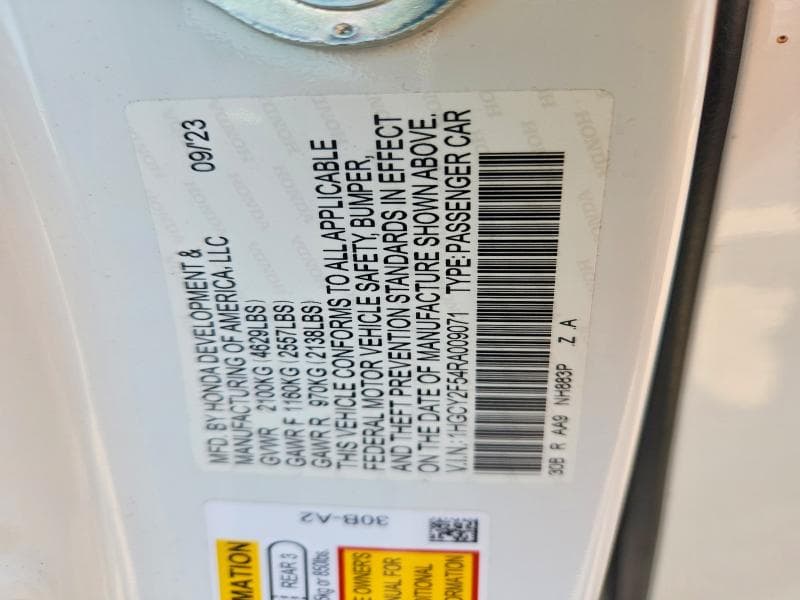 2024 HONDA ACCORD HYBRID SPORT 13