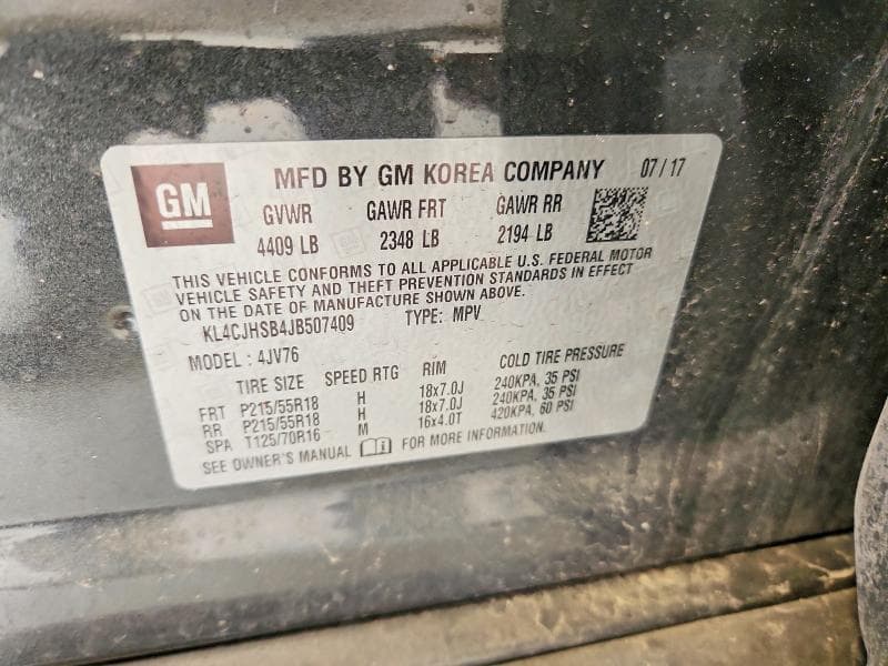 2018 BUICK ENCORE PREMIUM 13