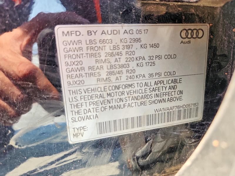 2017 AUDI Q7 PRESTIGE 13