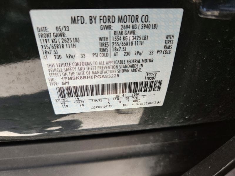 2023 FORD EXPLORER 13