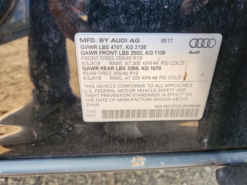 2018 AUDI Q3 PREMIUM 13