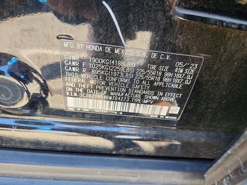 2024 HONDA HR-V SPORT 12