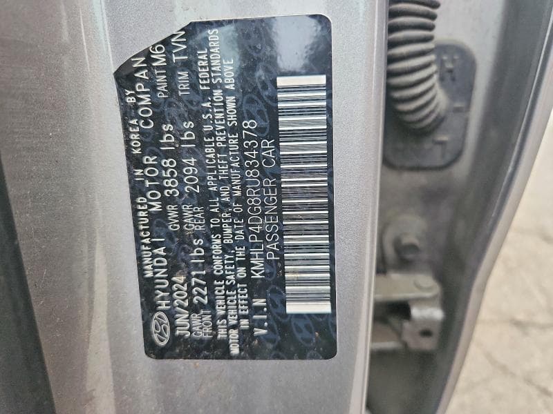2024 HYUNDAI ELANTRA LIMITED 12