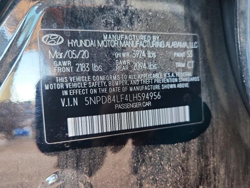 2020 HYUNDAI ELANTRA SEL 13