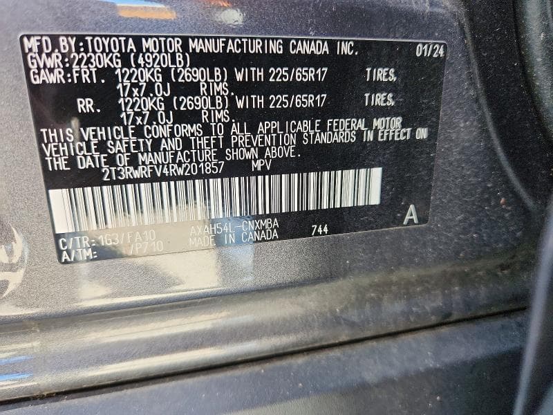 2024 TOYOTA RAV4 HYBRID XLE 14