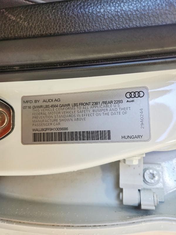 2017 AUDI A3 PREMIUM PLUS 12