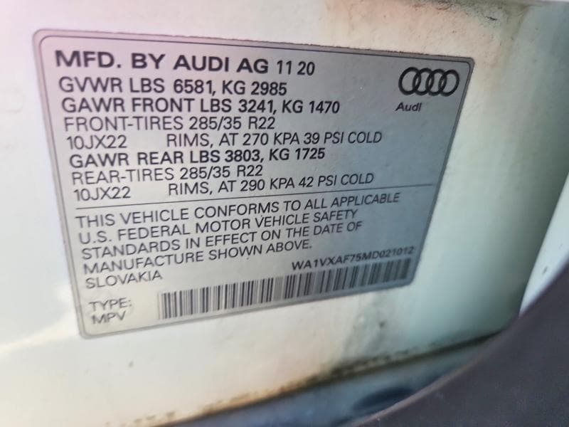 2021 AUDI Q7 PRESTIGE 12
