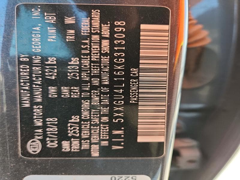 2019 KIA OPTIMA EX 13
