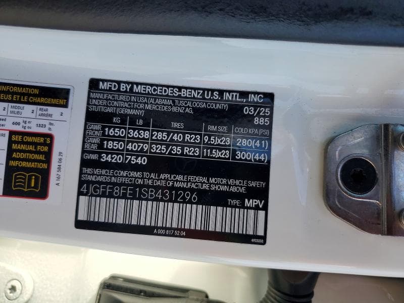 2025 MERCEDES-BENZ GLS 580 4MATIC 14