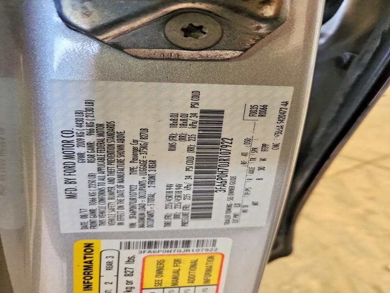 2018 FORD FUSION SE 12
