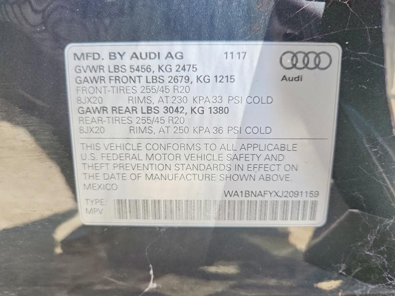 2018 AUDI Q5 PREMIUM PLUS 12