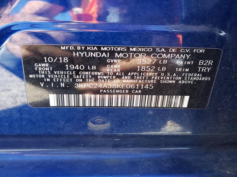 2019 HYUNDAI ACCENT SE 12