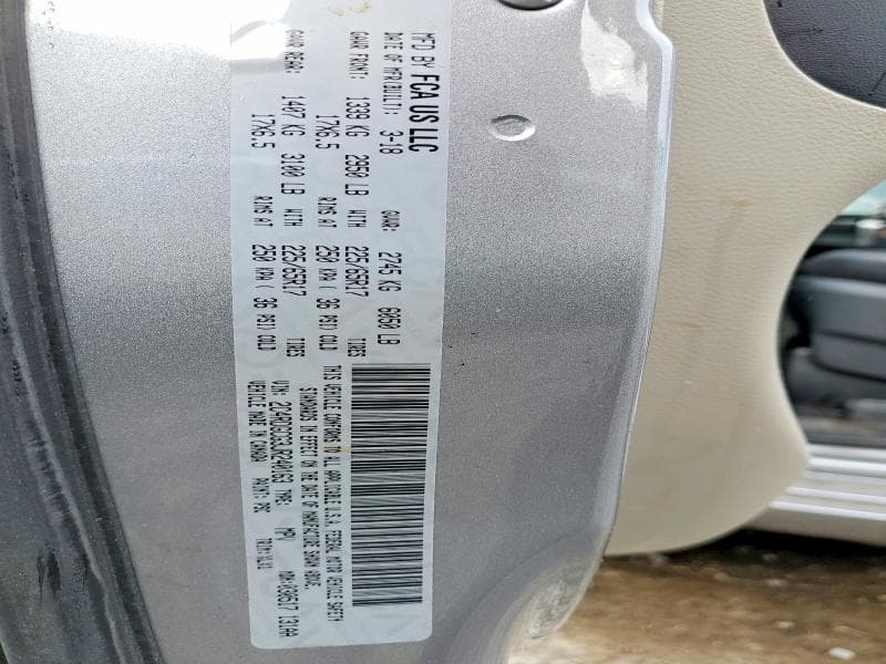 2018 DODGE GRAND CARAVAN SXT 13