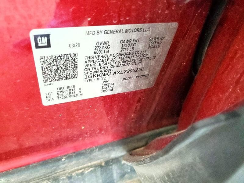 2020 GMC ACADIA SLE 13